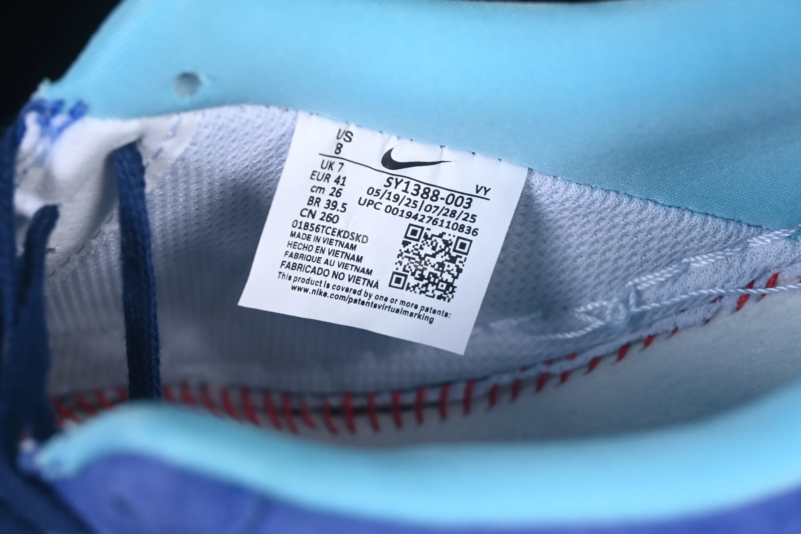 All categories Nk Air Force 1 Air Force series Nk Air Force 1 Low Air Force low top Nike Air Force 1'07 Low UN joint suede blue Air Force 1 low top casual sneakers SY1388-003